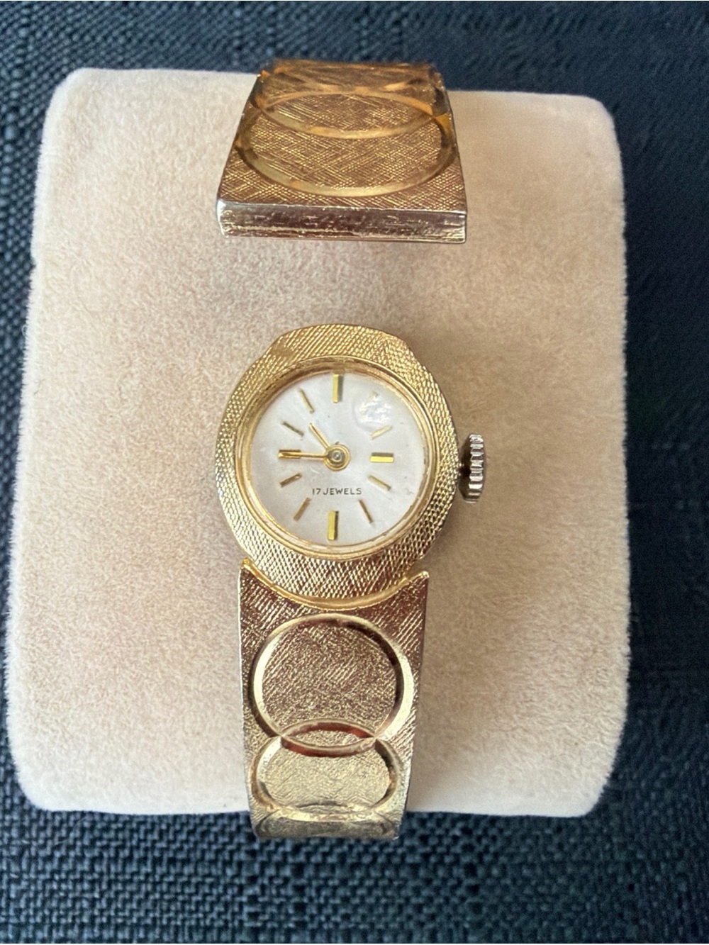 Gold-Tone Women's Bracelet Watch - 17 Jewels
